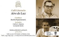 Invitación al Café Literario Aire de Luz