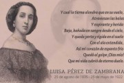 En el año del centenario de la muerte de Luisa Pérez de Zambrana