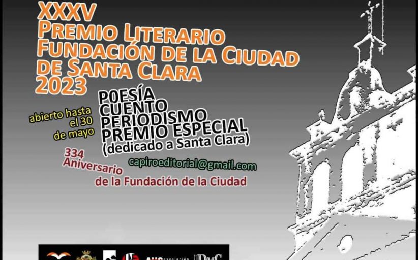 Convocatoria a la 35 edición del Premio Literario Fundación de la Ciudad de Santa Clara