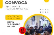 Convocatoria del XXV Curso de técnicas narrativas
