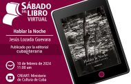 <em>Hablar la noche</em> este Sábado del Libro