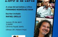 Libro a la carta, con el escritor, periodista, editor y profesor Rafael Grillo