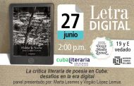 La crítica de poesía en el contexto digital cubano y el poemario <em>Hablar la noche</em>, en Letra Digital