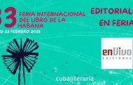 Programa de la Editorial En Vivo en la 33 Feria del Libro de La Habana