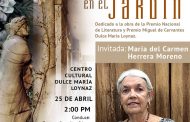 Invitación al espacio Tertulias en el jardín