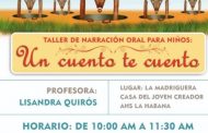 Taller de verano: Un cuento te cuento
