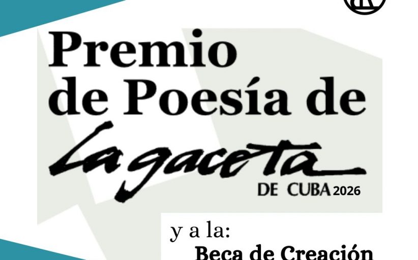 Convocatoria del XXVIII Premio de Poesía <em>La Gaceta de Cuba</em> 2026