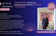 Cubapoesía convoca al seminario de invierno «Poetas y poéticas»