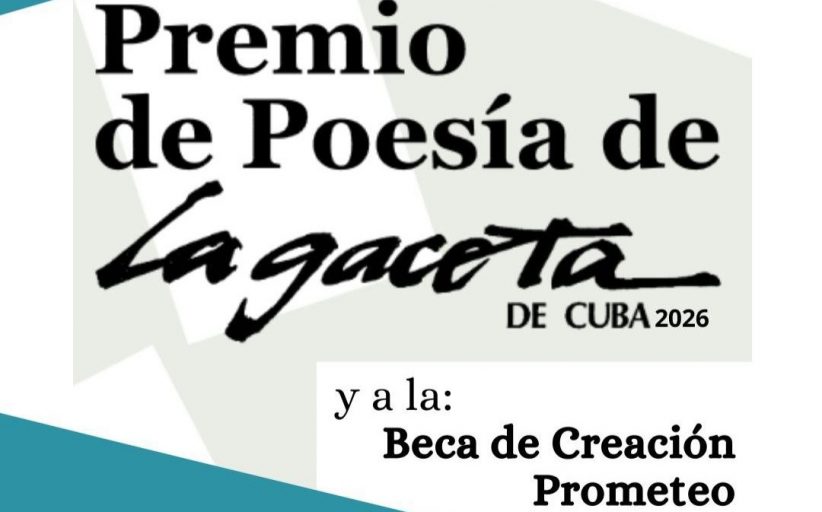 Convocan a Premio de Poesía y Beca de Creación Prometeo 2026