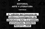 Convocatoria al concurso «La estética pronunciada. Desiderio Navarro» 2025