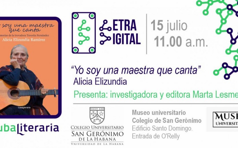 Cubaliteraria presenta el libro digital Yo soy una maestra que canta