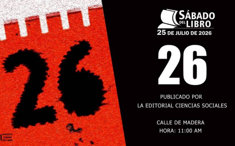El título <em>26</em>, en el Sábado del Libro