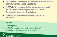 Programa Cubadigital 8va edición para FILH 2026. Día 13